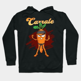 Carrate Karate Carrot Pun Hoodie